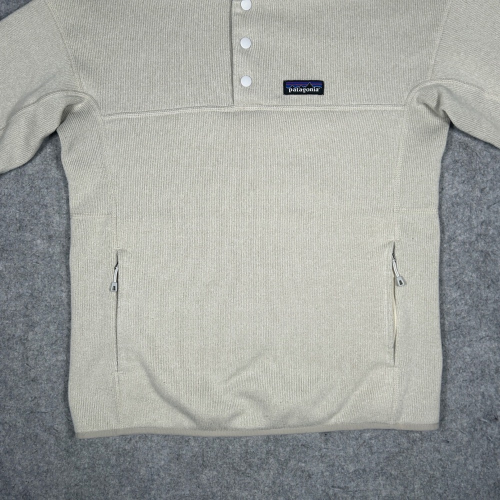 Patagonia Better Sweater Pullover Womens Small Beige Fleece Gorpcore - Picture 2 of 16